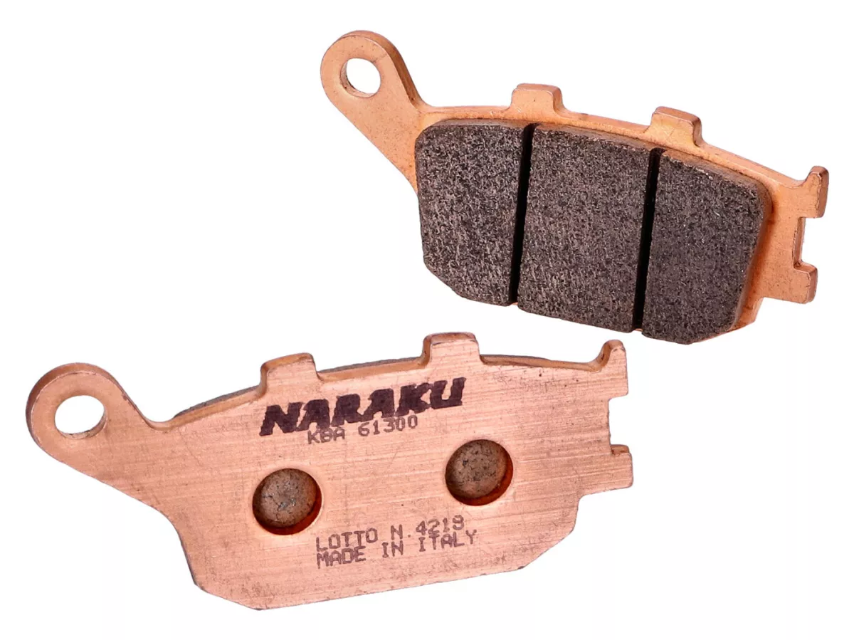 Bromsbelägg -NARAKU- Sinter för Honda Forza / Jazz NSS 250 01-04 MF07