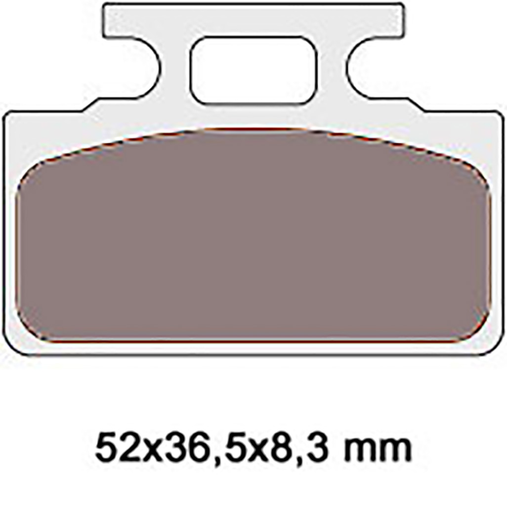 Kampas rem -NARAKU- organik untuk SYM Mio, Toni, DD, Cinderella