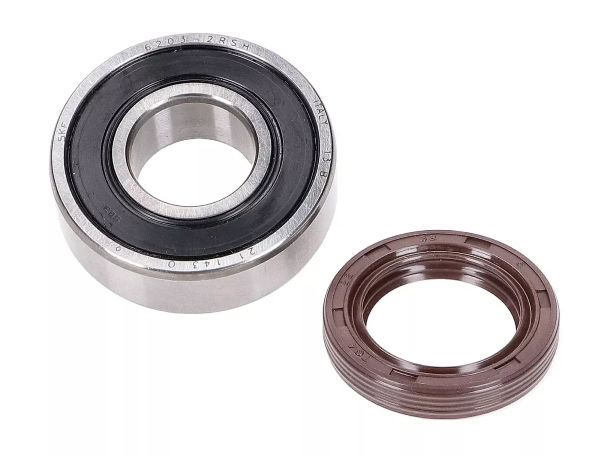 output shaft bearing set -NARAKU- Premium SKF for Minarelli / CPI engine 50cc