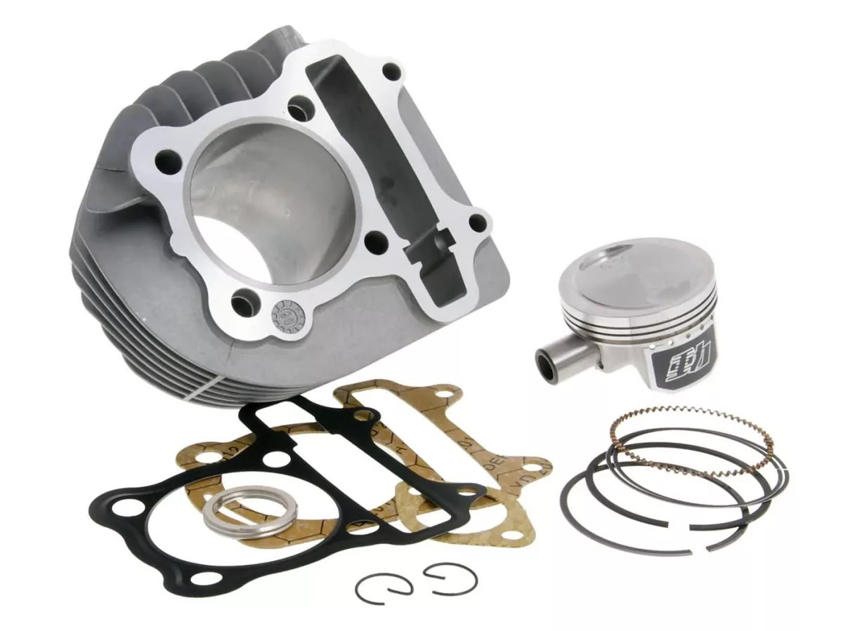 cylinder kit -NARAKU- 160cc 58.5mm forged piston for GY6, Kymco AC