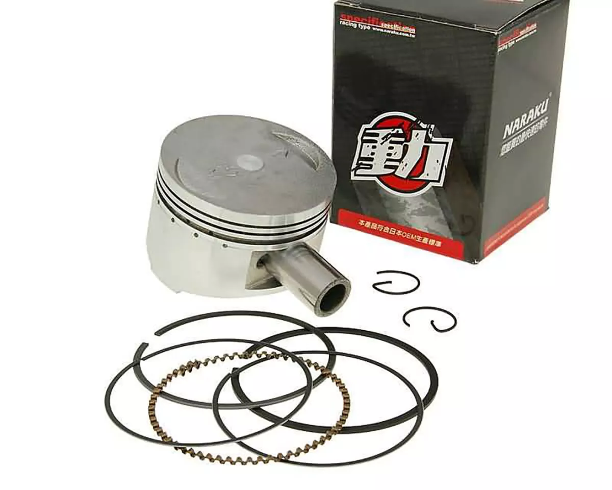 Kolben Satz -NARAKU- 150ccm 57,4mm für GY6 150ccm 157QMJ