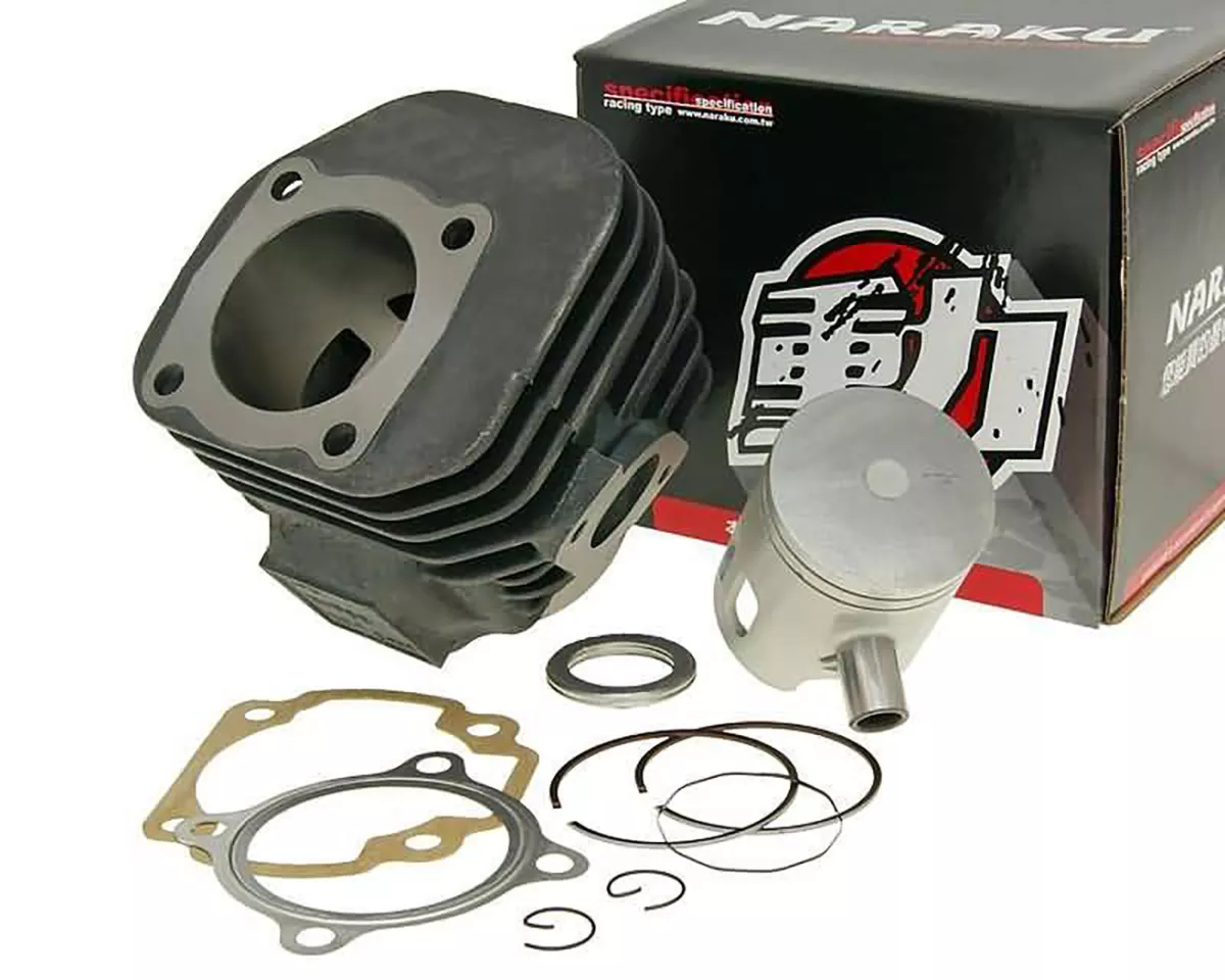 Silinder -NARAKU- 100cc untuk Yamaha BW, Aerox, Minarelli 100 2T