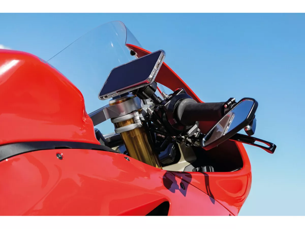 Support pour téléphone portable / smartphone -OPTILINE- Opti-Universal - montage adhésif - noir