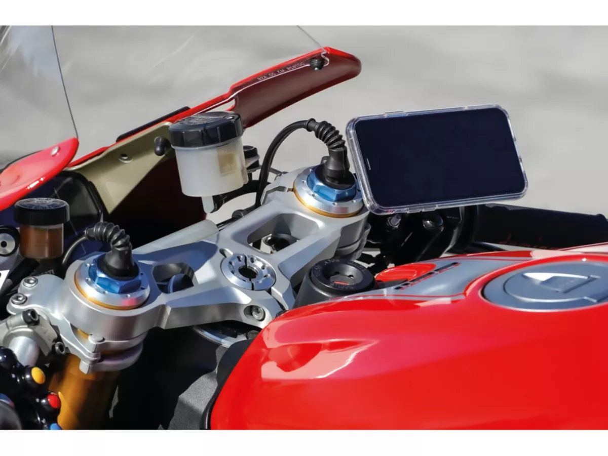 Support pour téléphone portable / smartphone -OPTILINE- Opti-Universal - montage adhésif - noir