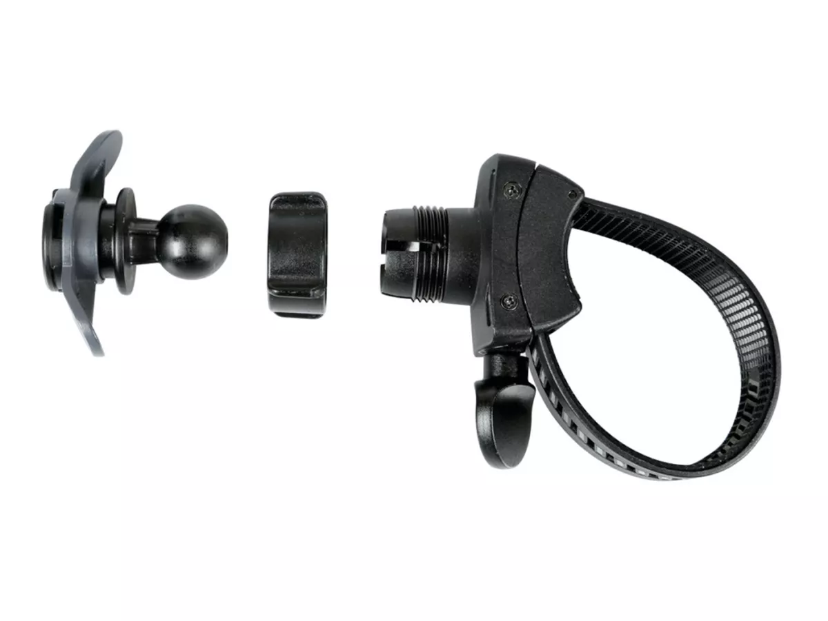 Hållare för mobiltelefon/smartphone -OPTILINE- Opti-Belt flexibel för 15-40 mm styren