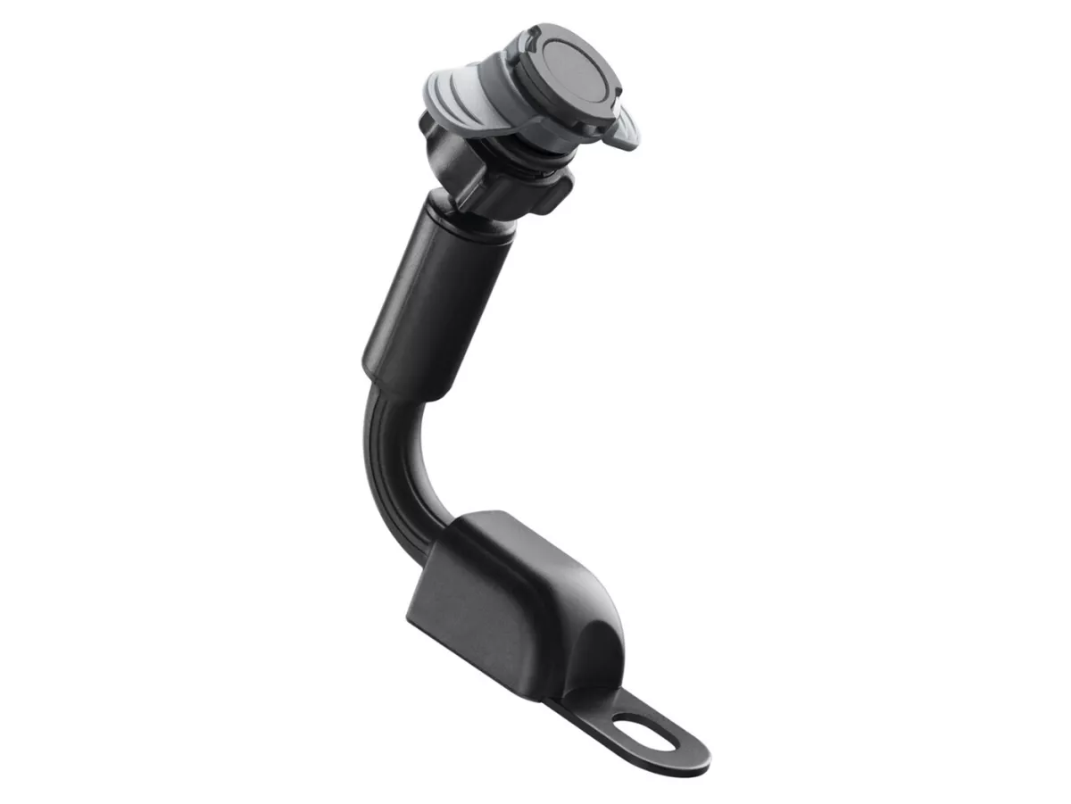 Holder for mobile phone / smartphone -OPTILINE- Opti-Arm flexible, mirror connection with eyelet 10x14mm