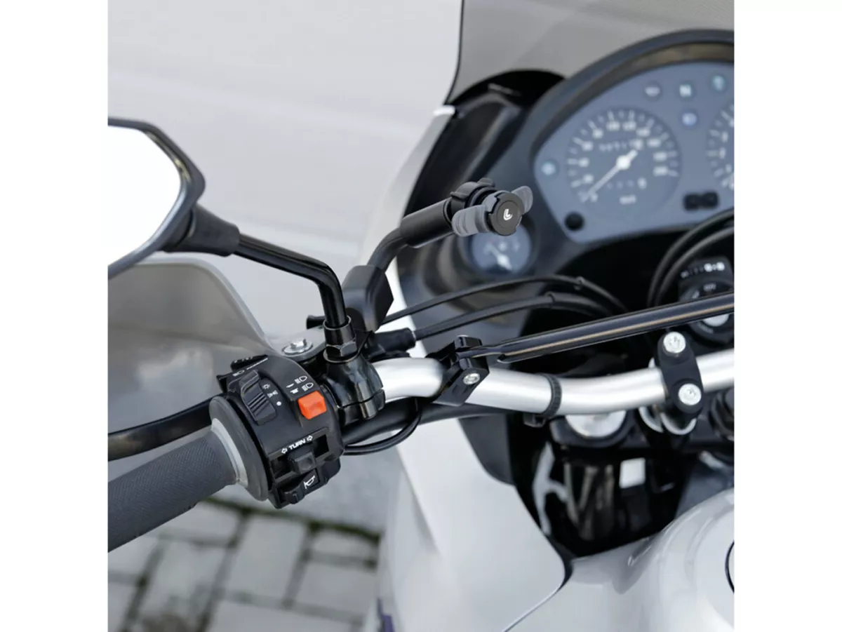 Holder for mobile phone / smartphone -OPTILINE- Opti-Arm flexible, mirror connection with eyelet 10x14mm