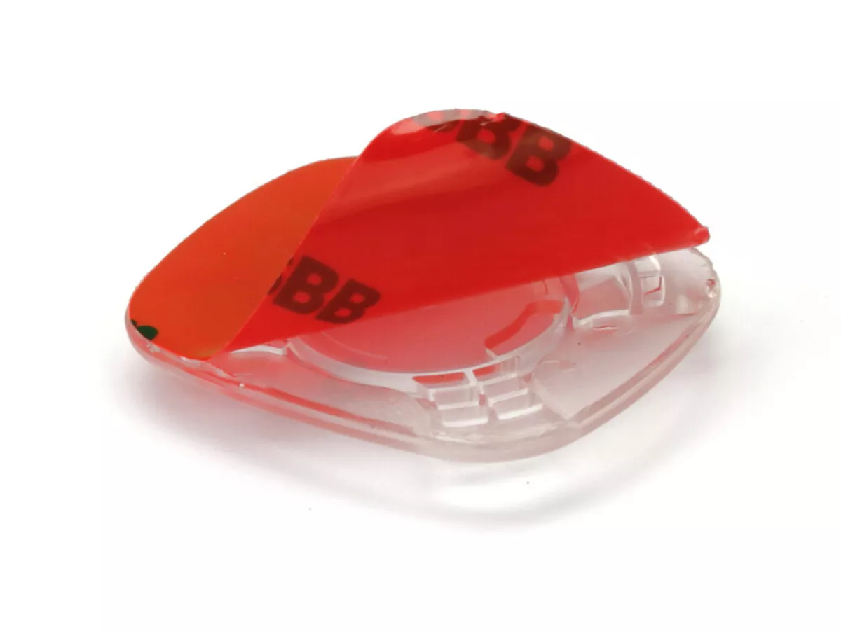 Holder for mobile phone / smartphone -OPTILINE- Opti-Universal - adhesive mounting - transparent