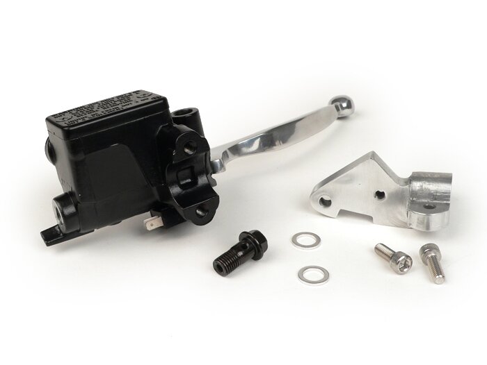 Bremspumpen-Set -PREMIUM Nissin- Vespa Rally180 (VSD1T), Rally200 (VSE1T), TS125 (VNL3T), Sprint150 (VLB1T), Sprint Veloce, GT125 (VNL2T), GTR125 (VNL2T), SS180 (VSC1T) - schwarz