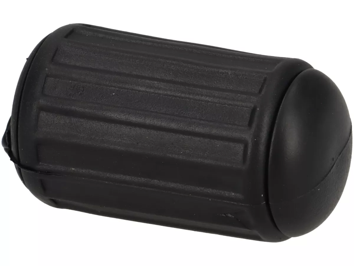 Bremspedalgummi -PREMIUM- Vespa Wideframe V98, V1-V15 - rund, dick (Ø=25mm)
