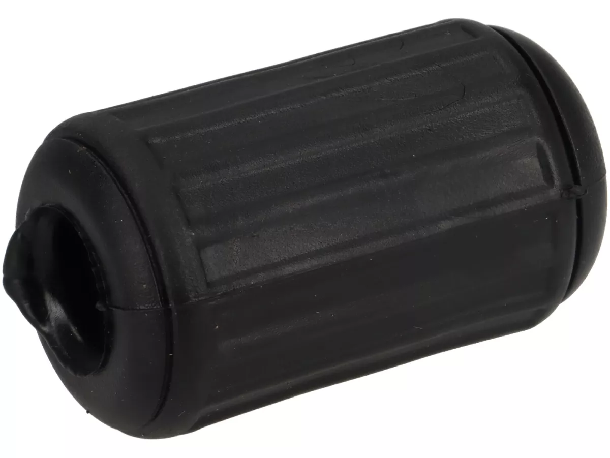 Bremspedalgummi -PREMIUM- Vespa Wideframe V98, V1-V15 - rund, dick (Ø=25mm)