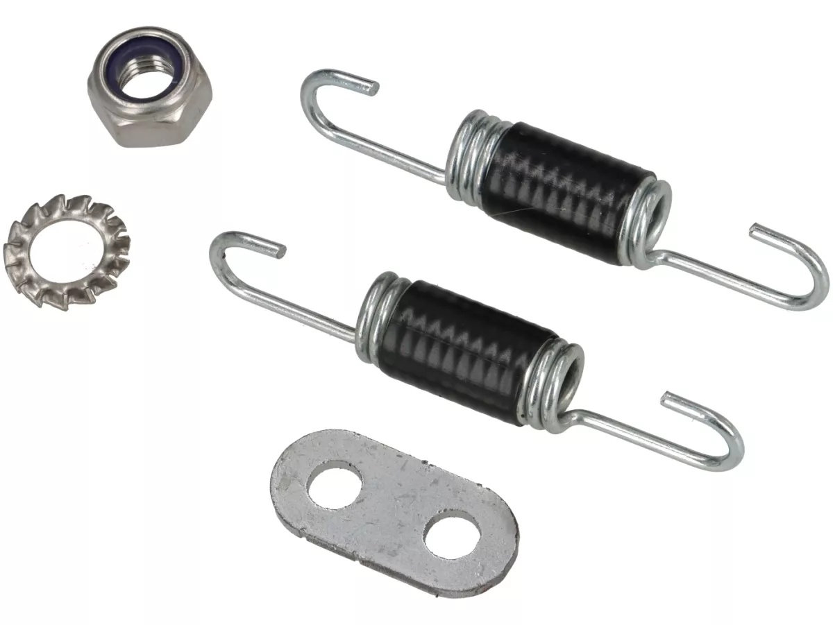 Scarico - SerieRS 'JL Style'- sinistra- Vespa PX80, PX125, PX150 - 166cc, 177cc - Nero