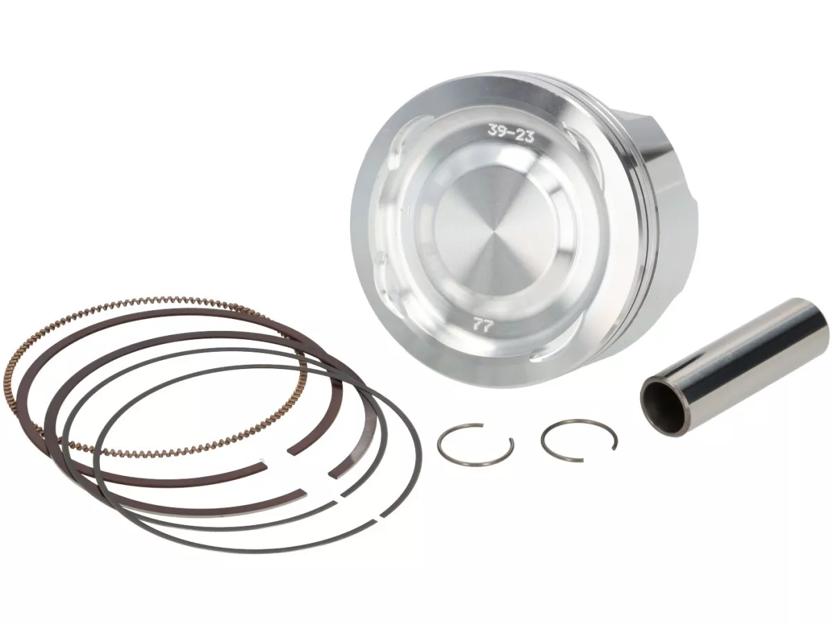 Cylinder set -POLINI- POWER EXPLOSION 294 ccm, Euro3, Euro4, Euro5, Ø=77,0mm- Piaggio Quasar 300 ccm, Euro3, Euro4, Euro5, - Vespa GTS300 i.E., GTS300 Super i.E., GTS300 Super Sport i.E., GTV300 i.E., Piaggio Beverly 300 i.E., Carnaby 300 i.E., MP3 i.E.,