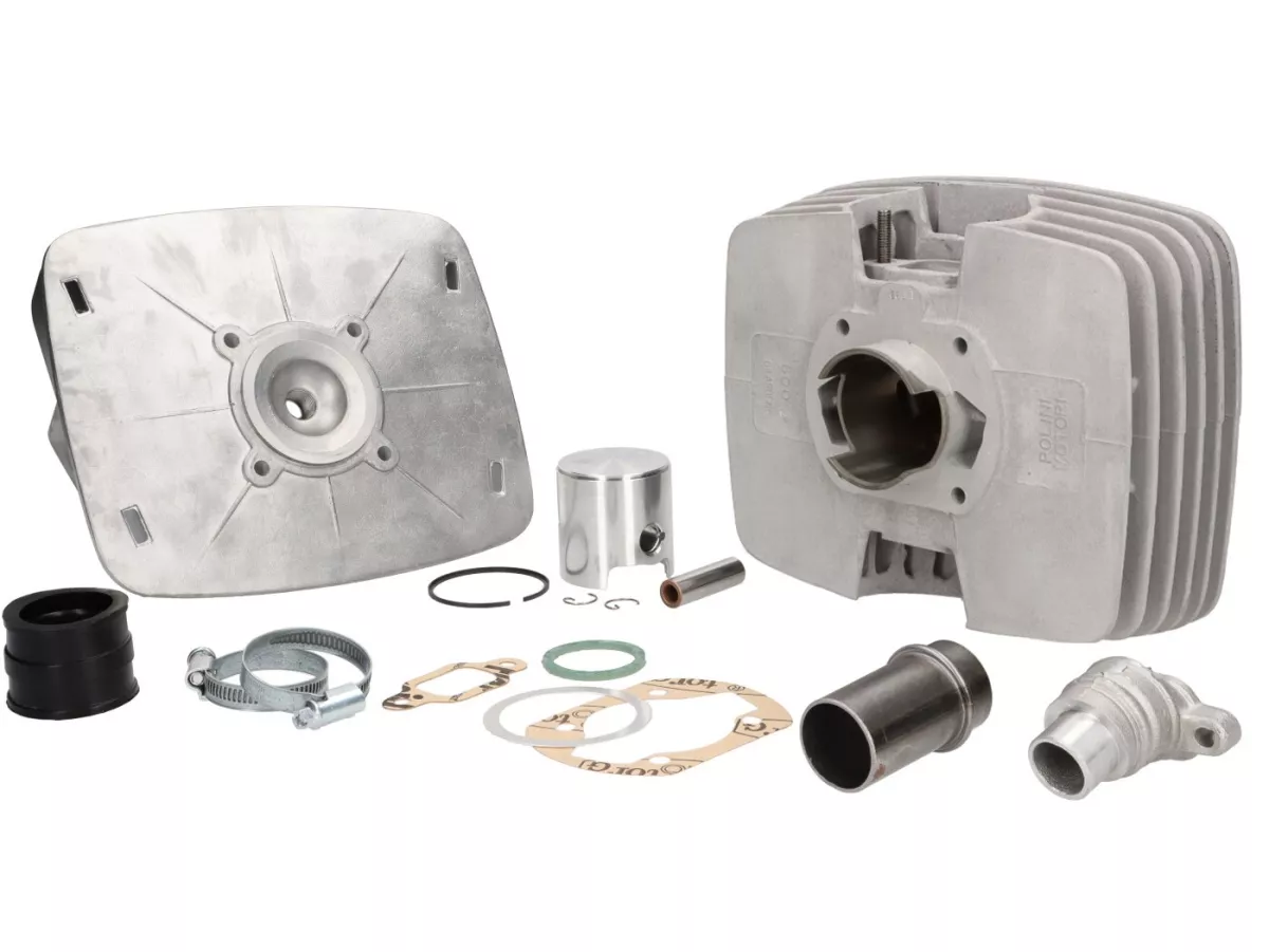 Silinder -POLINI- 80 ccm Seri 6000 - Ø48mm - Sachs 5-kecepatan (pin piston = Ø 14mm)