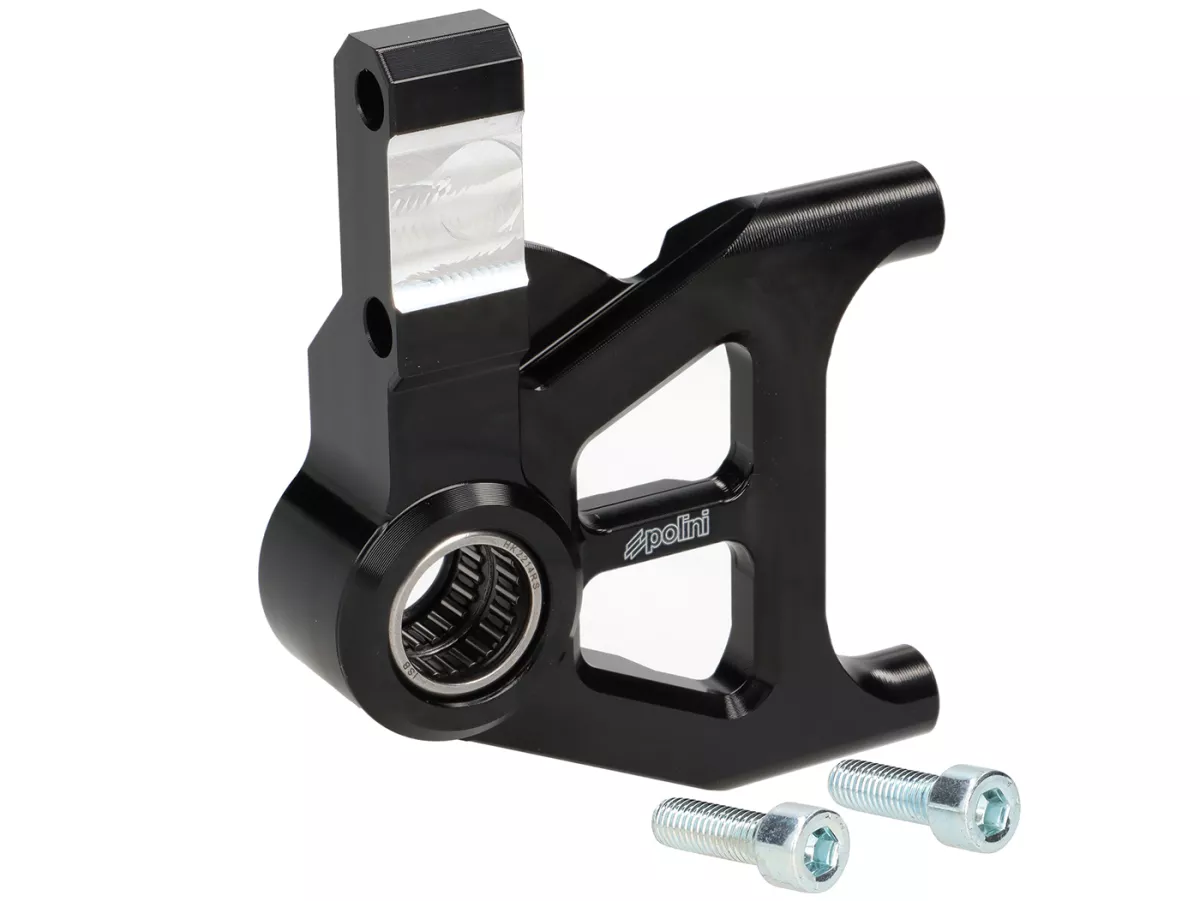 Front brake caliper mount POLINI Radial for Piaggio Zip SP - black
