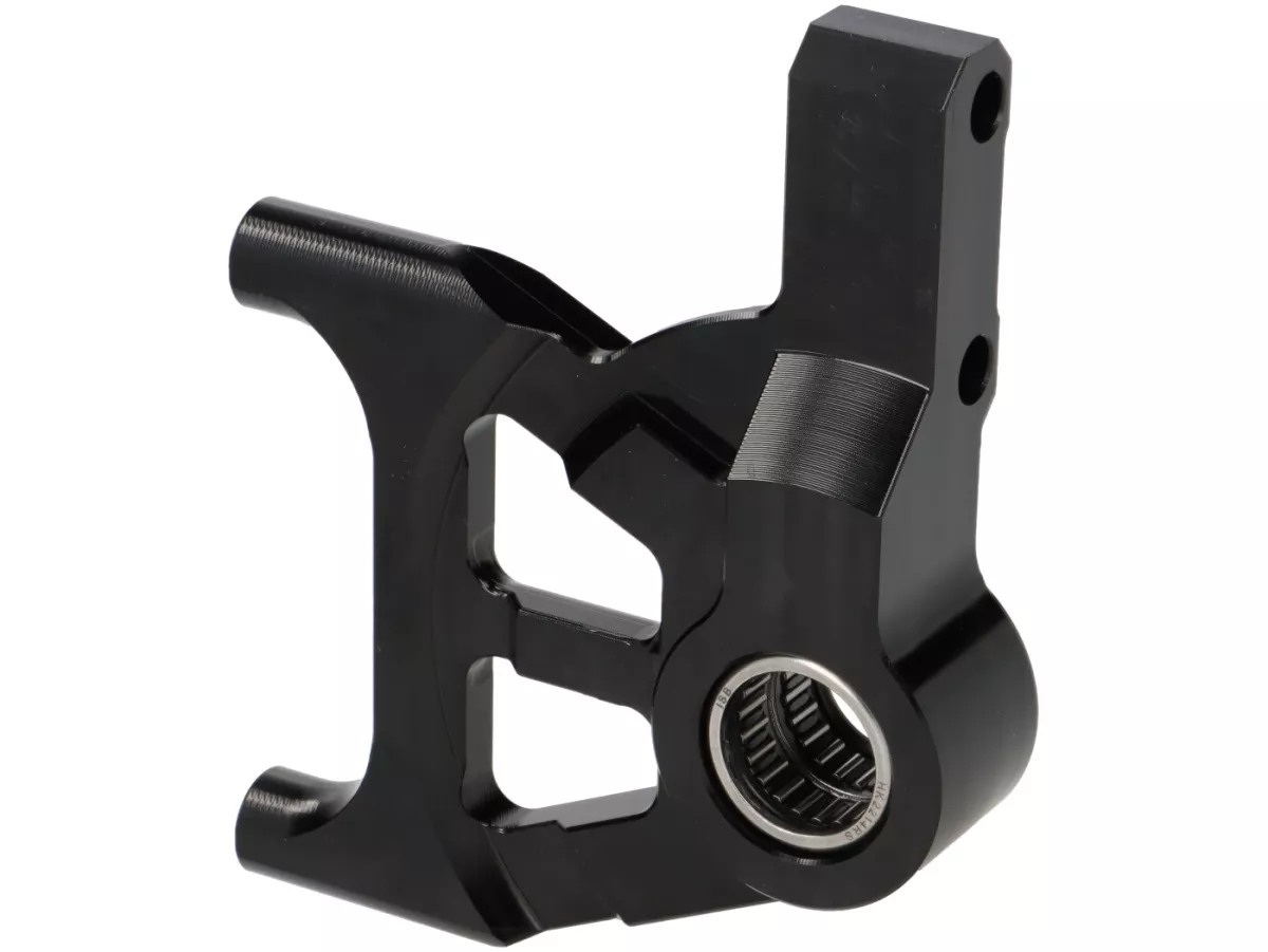 Front brake caliper bracket -POLINI- radial- Piaggio Zip SP - black