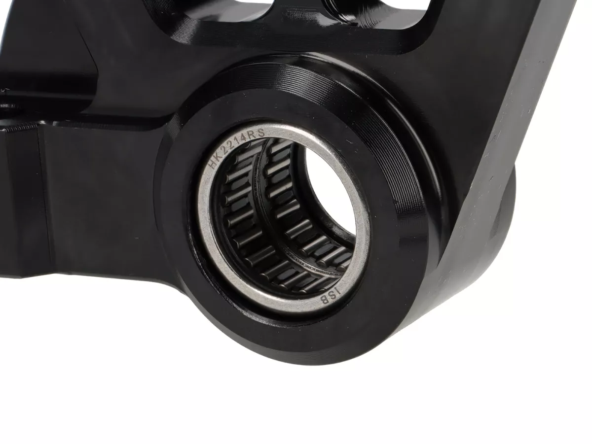 Front brake caliper bracket -POLINI- radial- Piaggio Zip SP - black