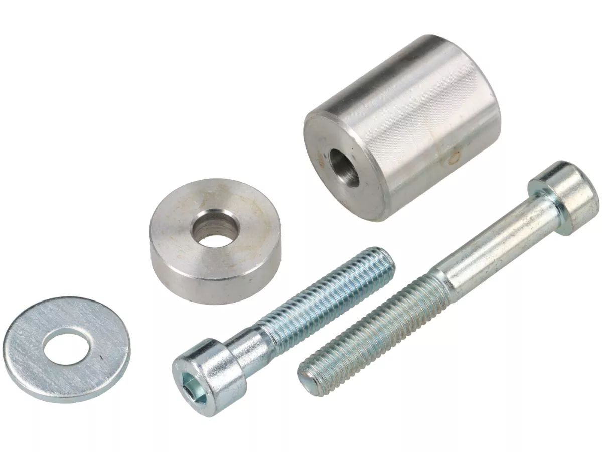 Knalpot -POLINI- sistem lengkap - Vespa GTS 125, GTS Super 125 (MD3A) - (Euro 5, 2021-) - aluminium (hitam) - dihomologasi, dengan konverter katalitik