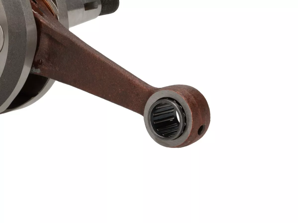 Crankshaft -POLINI- full circle web - Peugeot 103, Vogue - electr.