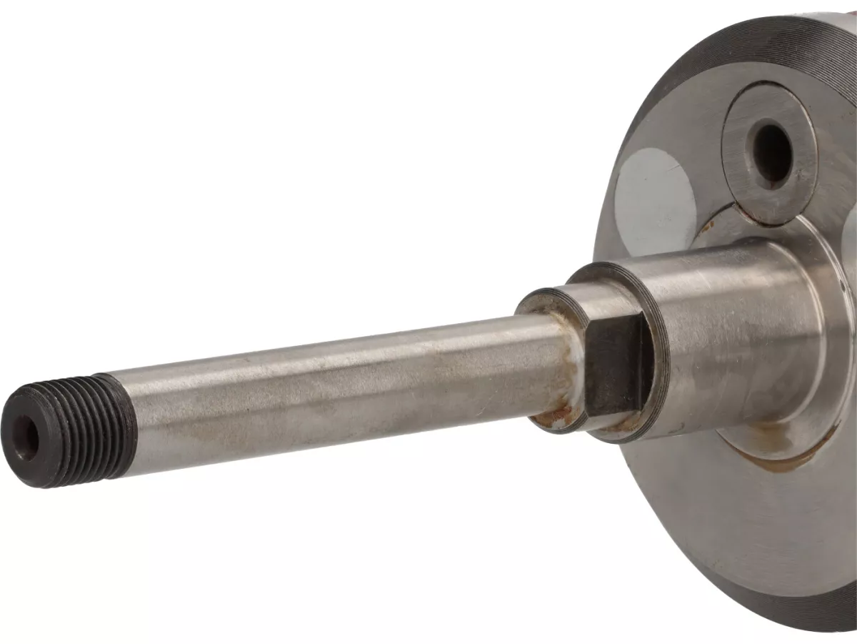 Crankshaft -POLINI- full circle web - Peugeot 103, Vogue - electr.