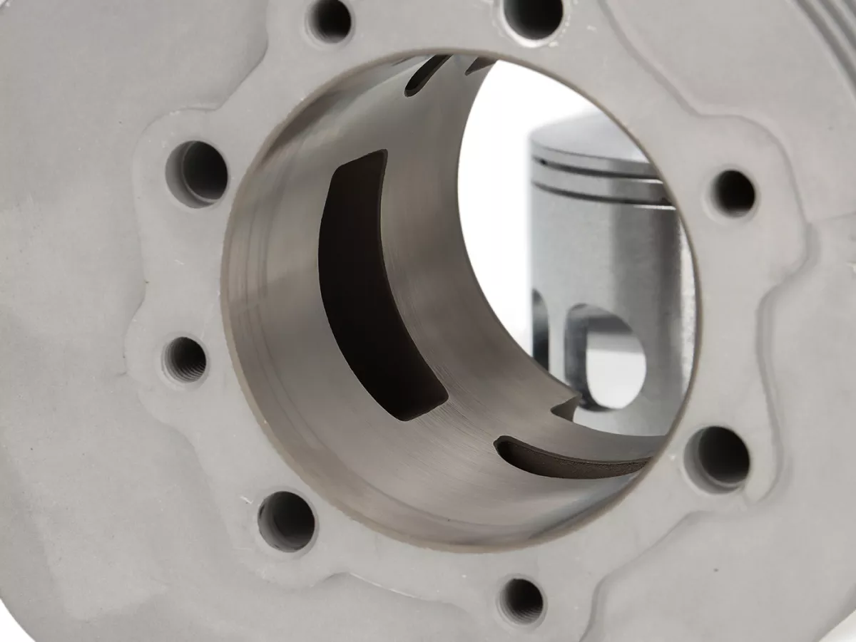 Cilindro -PINASCO Master 252cc, carrera=62mm, b=Ø72mm- Vespa PX200 (también adecuado para cajas de motor estándar) - opcional entrada de diafragma en el cilindro