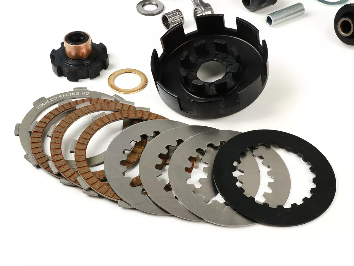 Juego motor - kit tuning (cárter, cigüeñal, embrague, cilindro) -PINASCO 260 ccm Master, válvula rotativa - Vespa PX, Rally, Sprint, VNA, VNB, VBA, VBB, Super, TS, GT, GTR