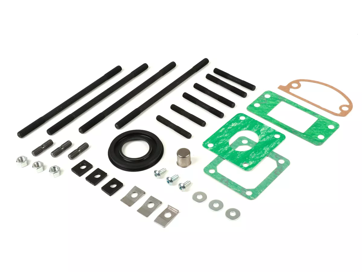 Juego motor - kit tuning (cárter motor, cigüeñal, embrague, cilindro) -PINASCO 260 cc esclavo, admisión válvula de láminas- Vespa PX, Rally, Sprint, VNA, VNB, VBA, VBB, Super, TS, GT, GTR