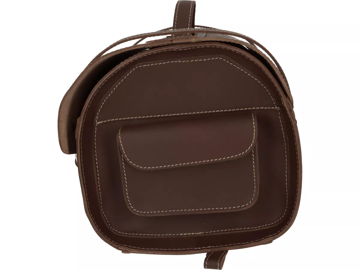 Leather case - doctor's bag -PEPE PARTS- 38x27x26cm-26 ltr. - cowhide - brown - universal