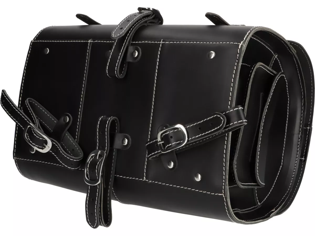 Maletín de cuero - maletín médico -PEPE PARTS- 38x27x26cm-26 ltr. - cuero vacuno - negro- universal