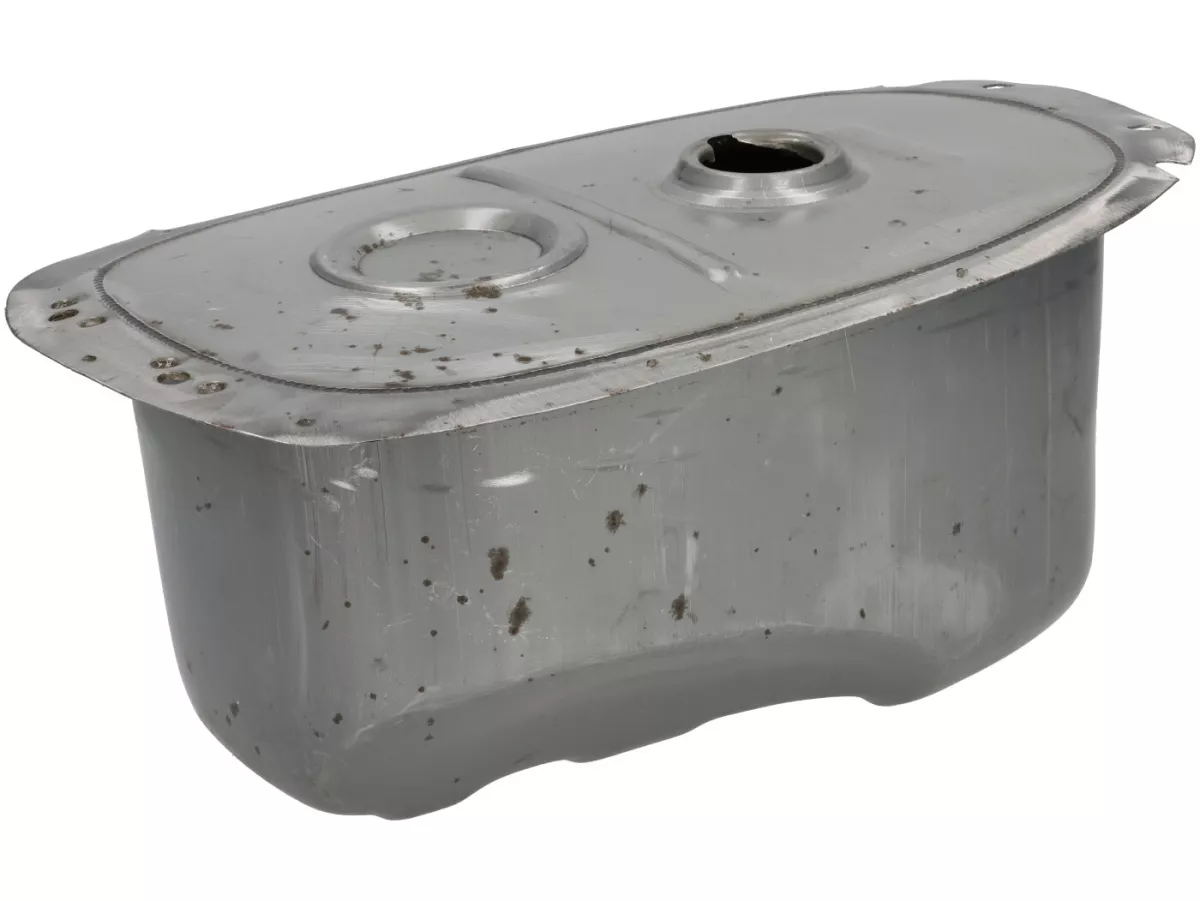 Tank -PREMIUM, oljad plåt- Vespa PX (från 1983) - version med Lusso tanklock, utan separat smörjning, utan bränslemätare - passar även för Vespa Largeframe från 1957 - VNA, VNB, VBA, VBB, VNC: VBC, GT, GTR, Sprint