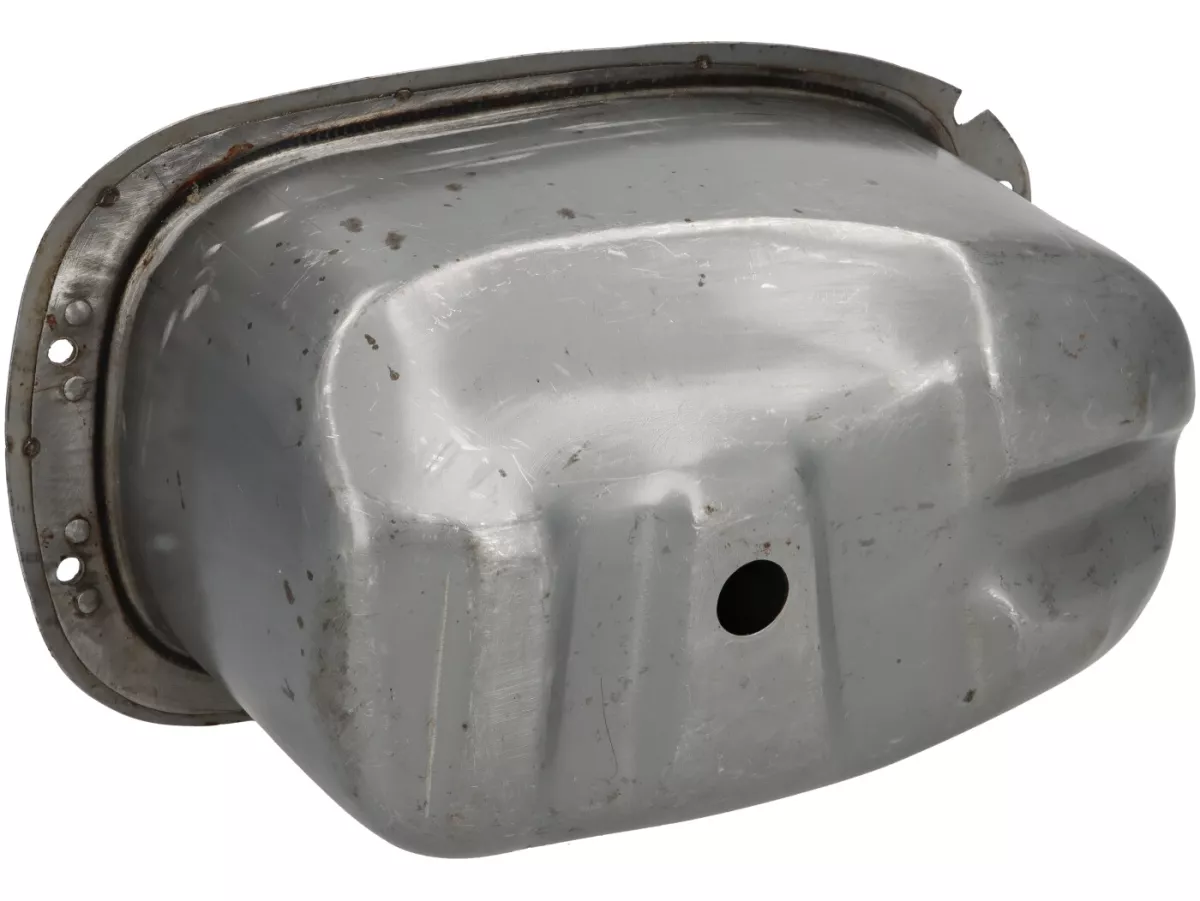 Tank -PREMIUM, oljad plåt- Vespa PX (från 1983) - version med Lusso tanklock, utan separat smörjning, utan bränslemätare - passar även för Vespa Largeframe från 1957 - VNA, VNB, VBA, VBB, VNC: VBC, GT, GTR, Sprint