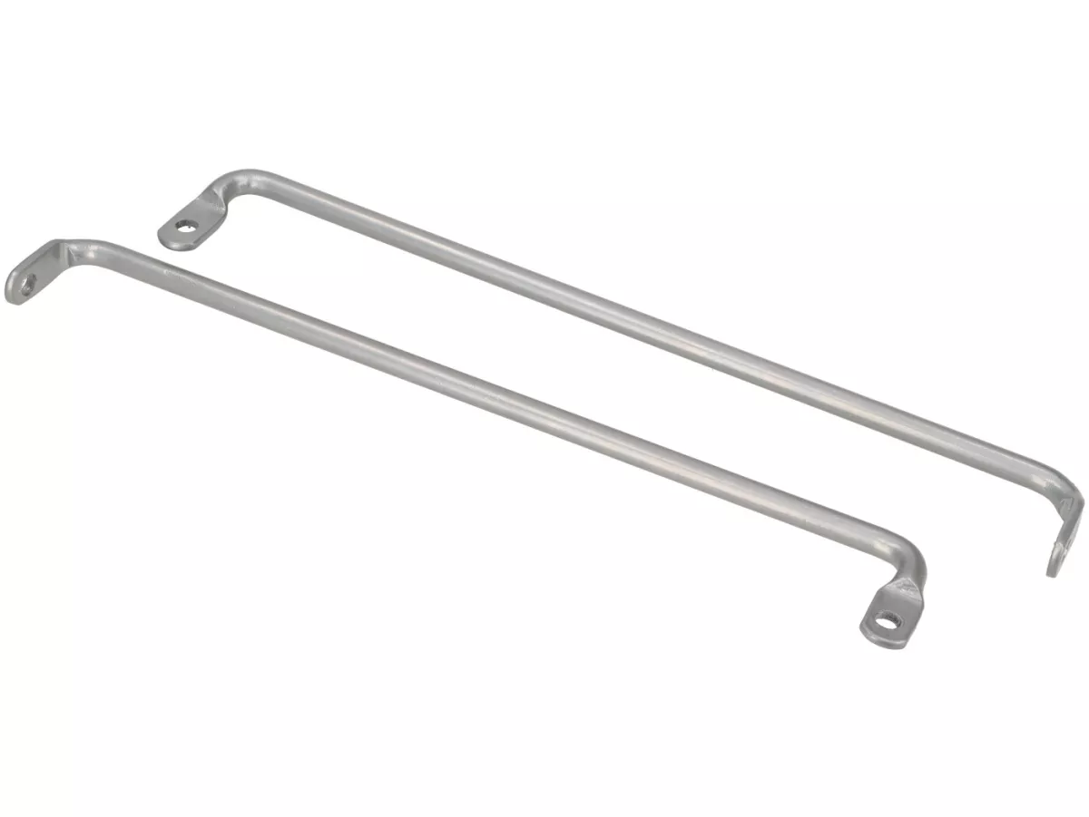 Reserveradhalter Heck -PREMIUM 10 Felge, Montage mit Sitzkissen- Vespa Largeframe Sprint, GT, GTR, GL, T4 - grau lackiert