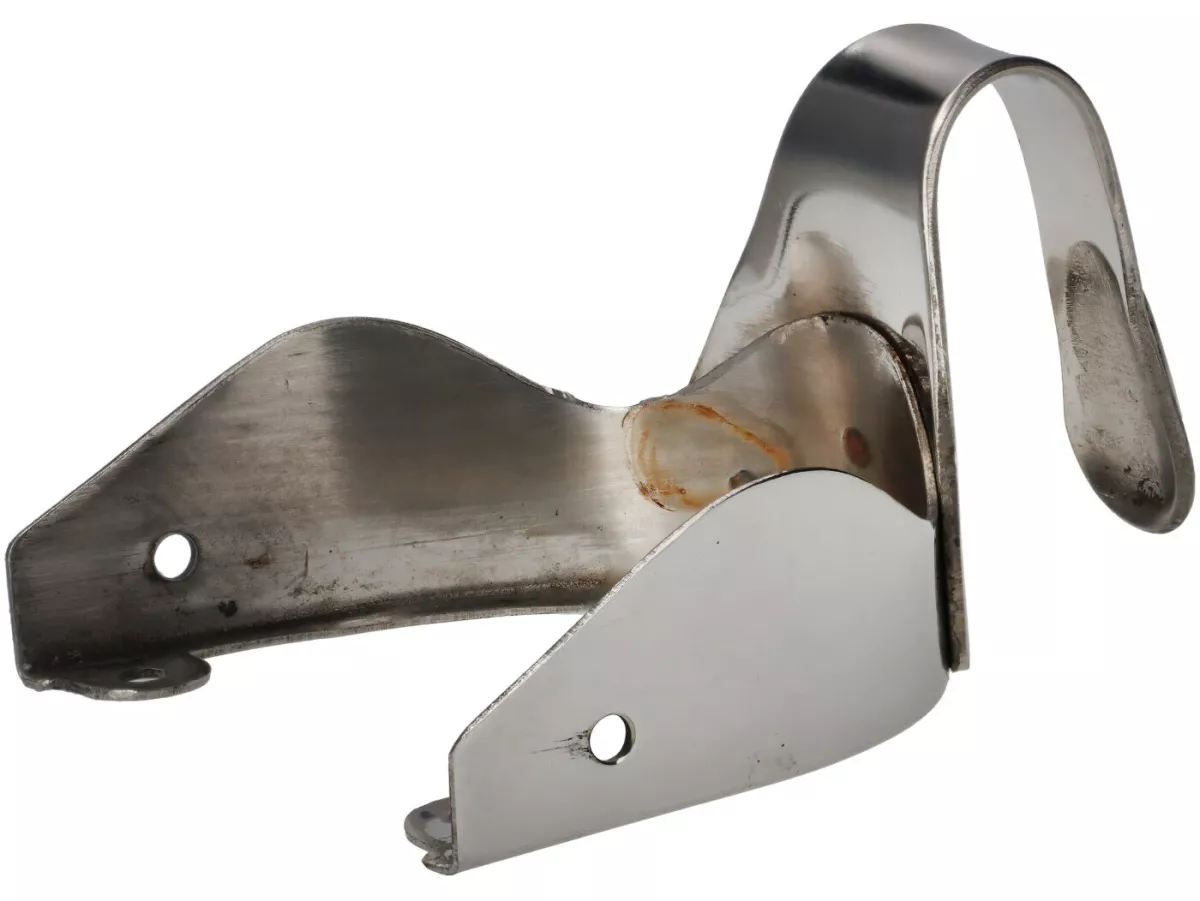 Luggage hook for steering column/frame -PREMIUM- VBB Style - Vespa Largeframe V50, V90, PV, ET3, PK, PX, T5 125cc, Rally, Sprint, GT, GTR, SS180, GL, Super, GS160, GS 150, VNA, VNB, VBA, VBB - stainless steel