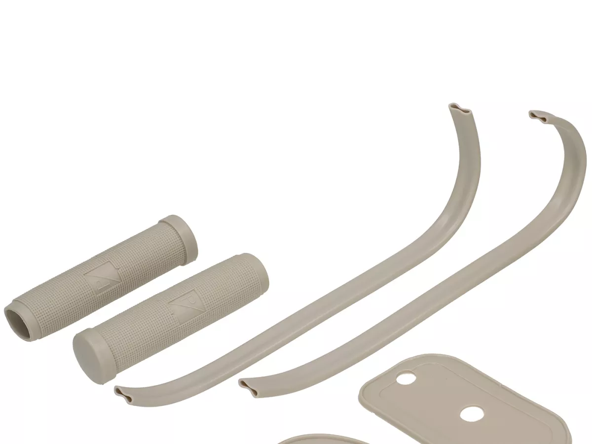 Kit Karet Faro Basso untuk Vespa V1-15/30-33 VU VM VN ACMA 150 VL VB VGL1 Hijau, 25 pcs, Ral 7032