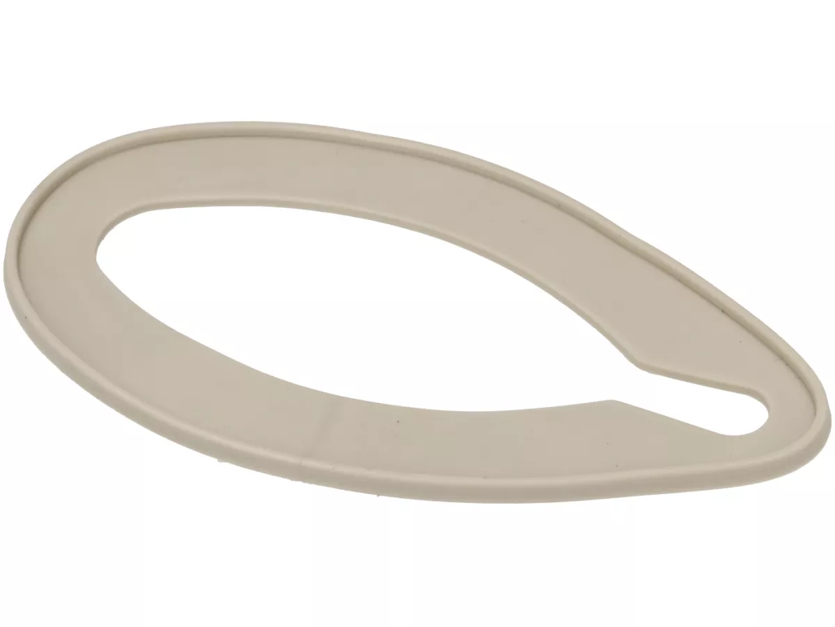 Sealing rubber headlight housing/fender -PREMIUM- Vespa Wideframe V15T, V30T, V33T - pebble grey (RAL 7032)