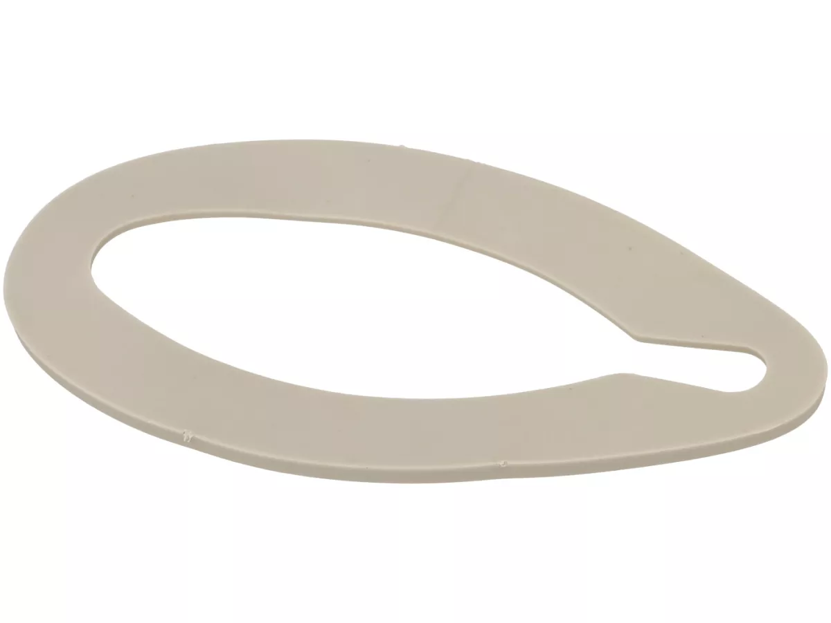 Sealing rubber headlight housing/fender -PREMIUM- Vespa Wideframe V15T, V30T, V33T - pebble grey (RAL 7032)