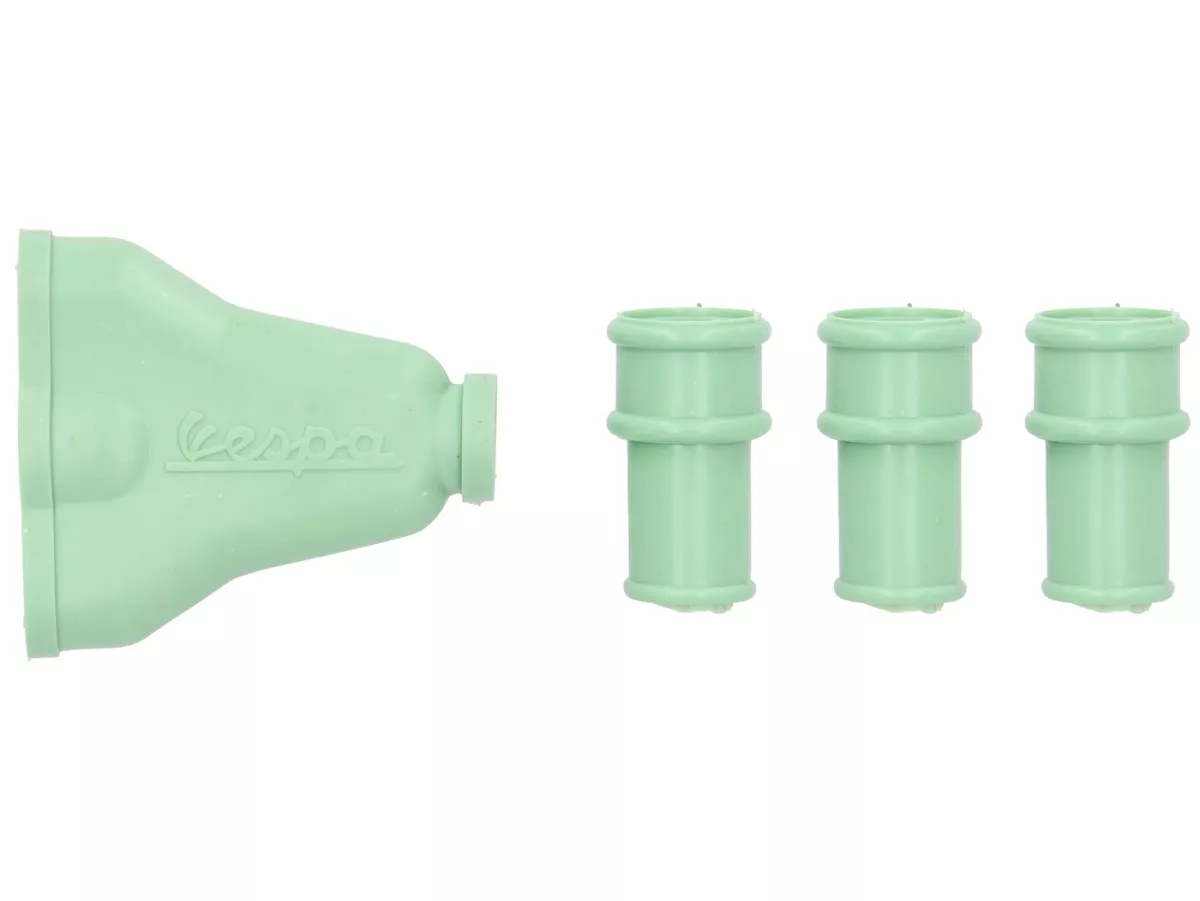 Set pelindung karet stang -PREMIUM- Vespa Acma 125/150 GL hijau, RAL 6021, 4 bagian