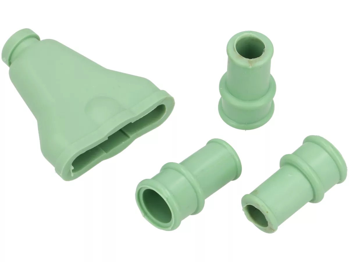 Set pelindung karet stang -PREMIUM- Vespa Acma 125/150 GL hijau, RAL 6021, 4 bagian