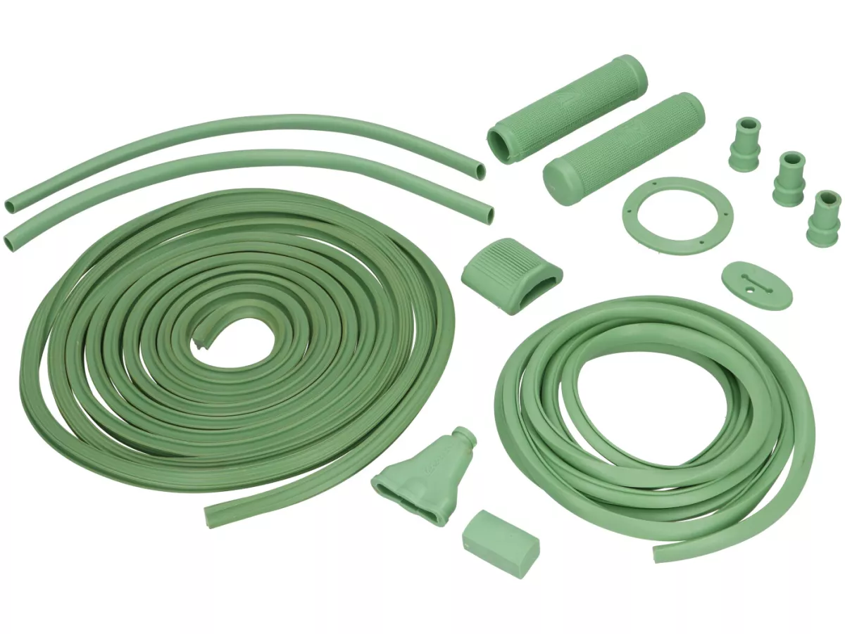 Reservdelssats -PREMIUM- Vespa 1951-1958 Wideframe ACMA 125/150 GL- ljusgrön (RAL6021) - 14 delar