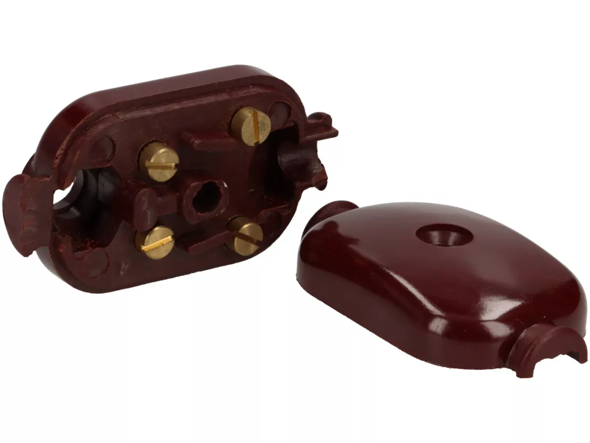 Boîte de câbles -PREMIUM- Vespa VNA1-2 VNB1- 5T plastique brun