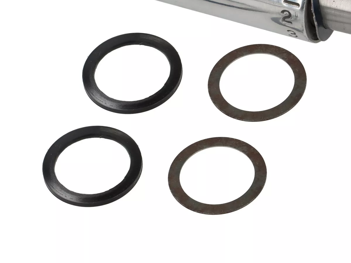 Gear tube / throttle tube set -PREMIUM- Vespa VNB3-6T, VB1T, VBA, VBB1T, VBB2T, GS150 (VS1T, VS2T, VS3T, VS4T, VS5T), GS160 / GS4 (VSB1T), GL150 (VGL1T, VGLA1T, VGLB1T) - l=302mm Ø=22mm, length in handlebar: 190mm, grip length: 112mm