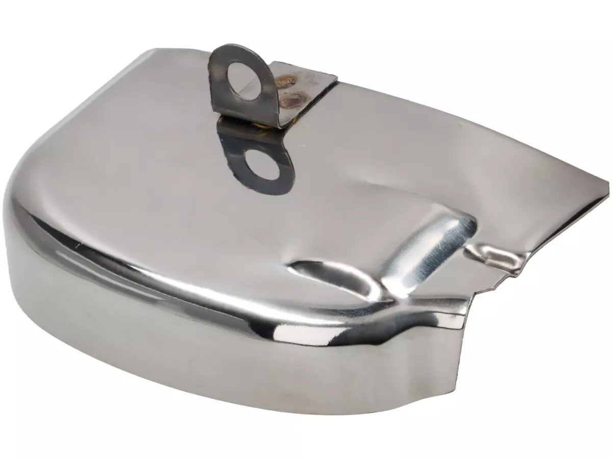 Schaltrasten Abdeckung Edelstahl  -PREMIUM- Vespa 125 VNB5-6T/GT/GTR 1/ SUPER/TS/150VBB VLB GL Sprint Rally, poliert