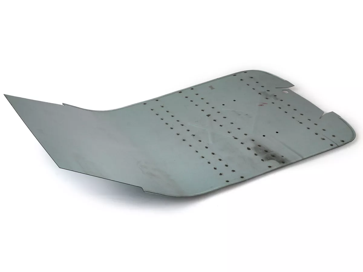 Perbaikan panel lantai -KUALITAS PREMIUM- Vespa VNB2, VNB3, VNB4, VNB5, VNB6, VBB2 - lebar = 470mm, panjang = 90cm, 3 penyangga - diberi minyak
