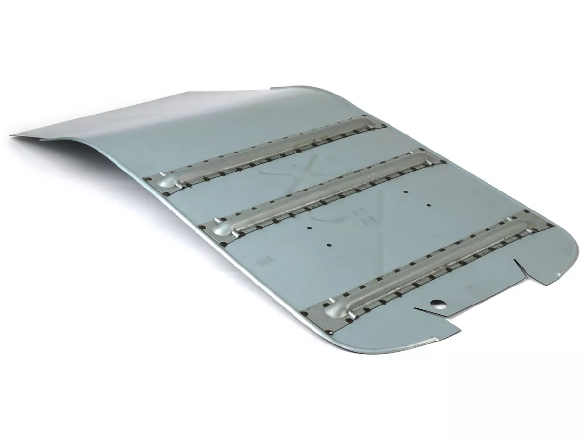 Perbaikan panel lantai -KUALITAS PREMIUM- Vespa VNB2, VNB3, VNB4, VNB5, VNB6, VBB2 - lebar = 470mm, panjang = 90cm, 3 penyangga - diberi minyak