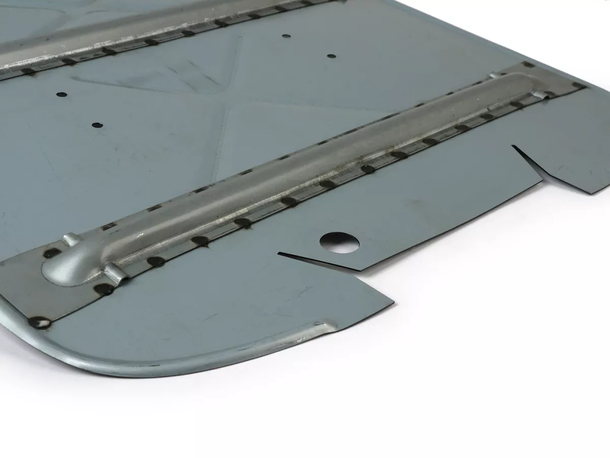 Perbaikan panel lantai -KUALITAS PREMIUM- Vespa VNB2, VNB3, VNB4, VNB5, VNB6, VBB2 - lebar = 470mm, panjang = 90cm, 3 penyangga - diberi minyak