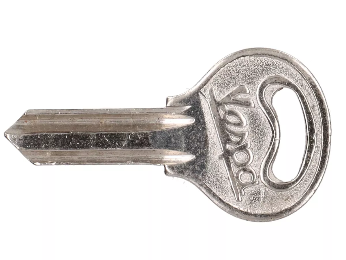 Key blank for steering wheel lock Vespa 125 V1 FB- Struzzo VB1T -1958, ACMA/150 VB/VL/VGL/GS /Hoffmann