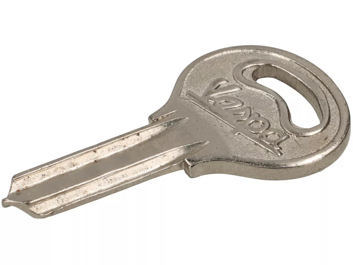 Key blank for steering wheel lock Vespa 125 V1 FB- Struzzo VB1T -1958, ACMA/150 VB/VL/VGL/GS /Hoffmann