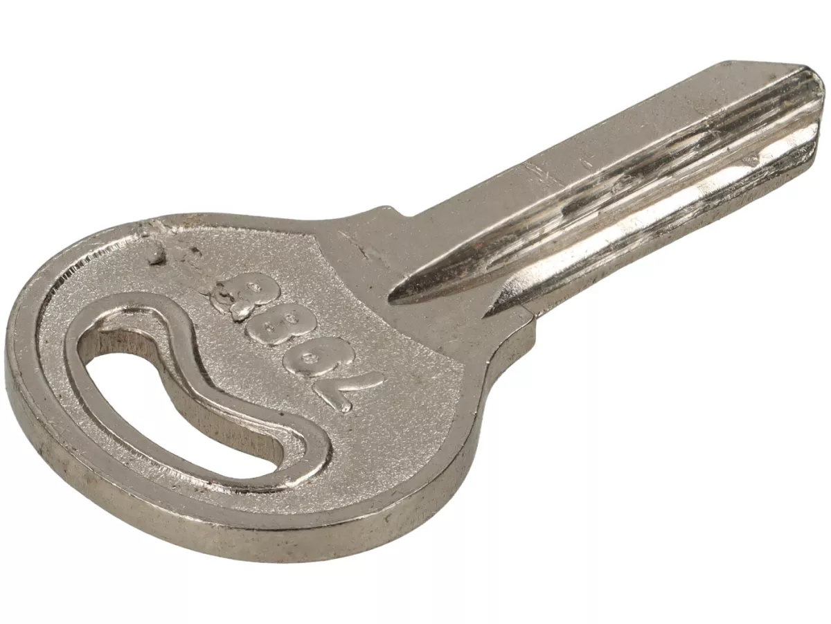 Key blank for steering wheel lock Vespa 125 V1 FB- Struzzo VB1T -1958, ACMA/150 VB/VL/VGL/GS /Hoffmann