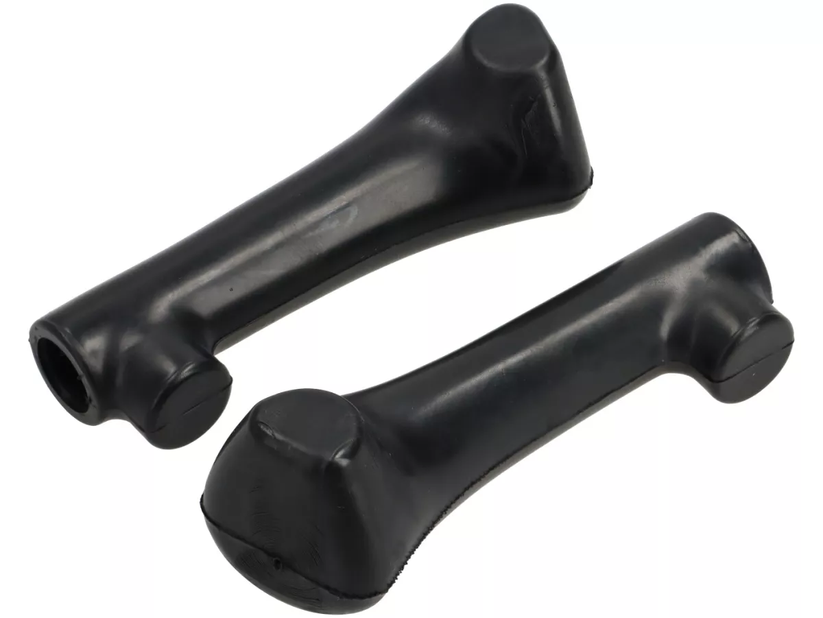 Standvoeten voor Vespa 125 VNA VNB VBA VBB VL VS1, 15 mm, rubber, zwart, paar