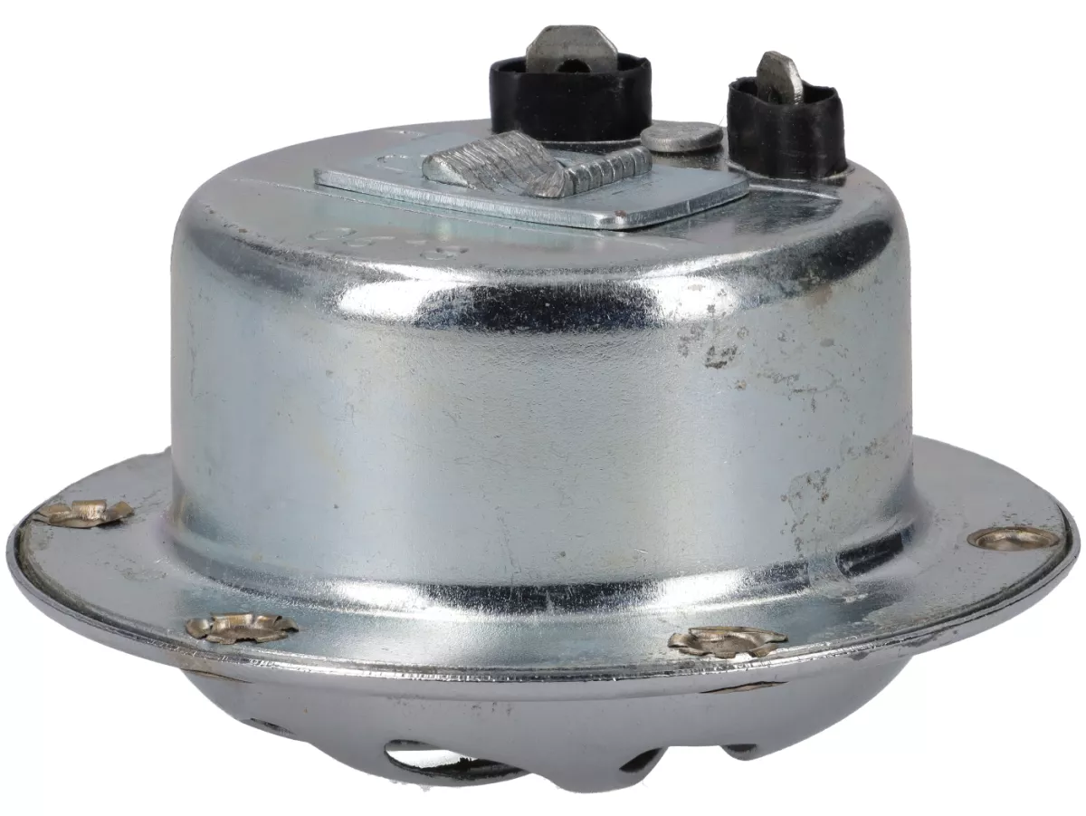 Clacson -PREMIUM- design a conchiglia da 12 V CA, cromato